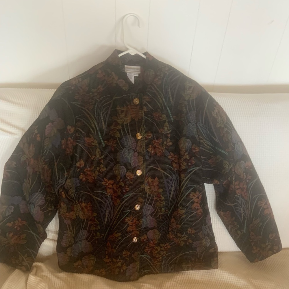 Coldwater Creek brown jacket Large size